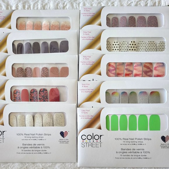 Color Street | Makeup | Sets Of Color Street Nail Strips | Poshmark